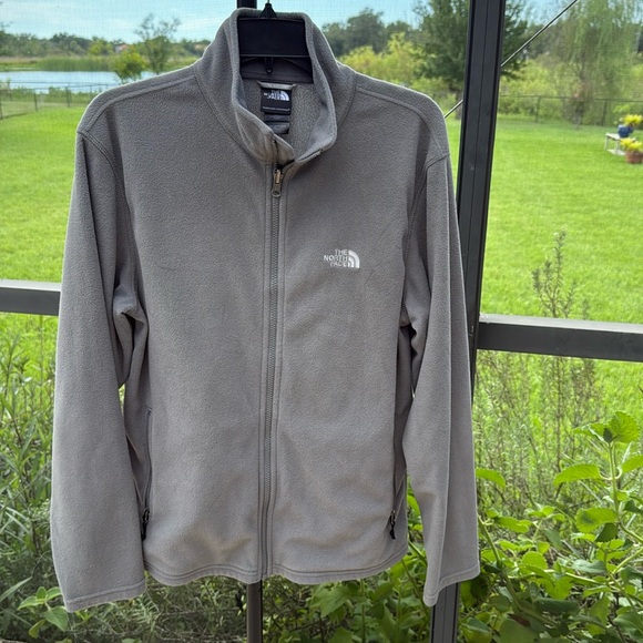 The North Face Full Zip Fleece Gray Jacket men medium - Picture 1 of 6